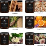 6 different Candles for Home Scented