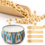 20 Pack 49.5 Oz Natural Soy Wax Candles Set Last for 400 Hours Aromatherapy
