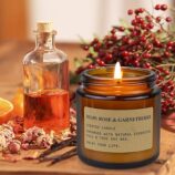 Amber Jar of 6 Pack Candles