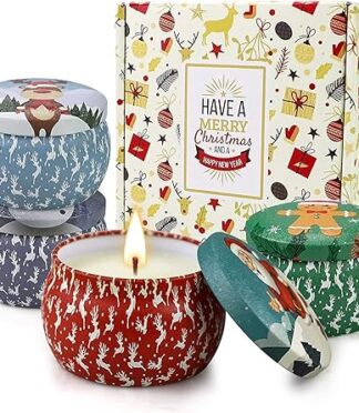 Christmas Scented Candles Gifts Set for Women