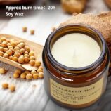Long Lasting Amber Jar of 6 Pack Candles